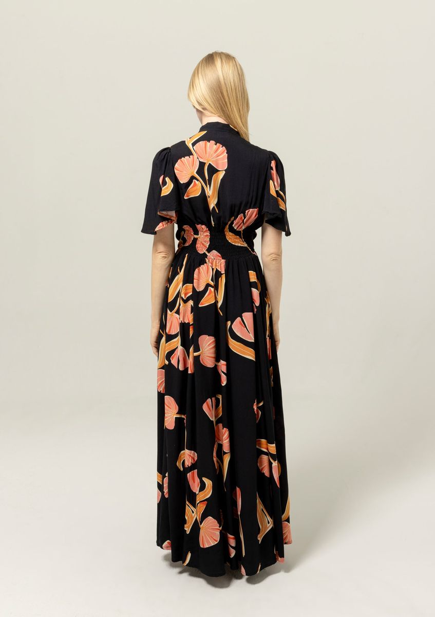 Bel Kazan La Vie en Rose Dress in Prints