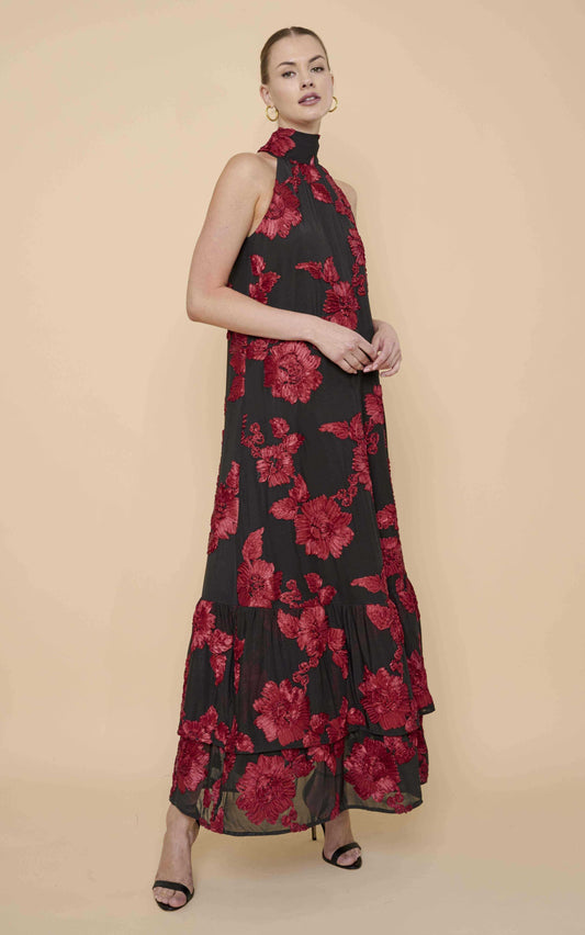 Flora Bea Amadeus High-Neck Dress