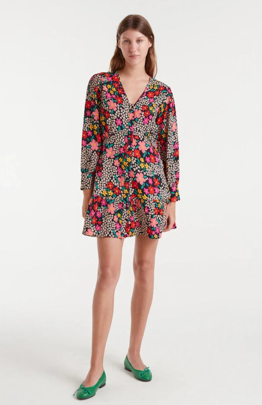 Compania Fantastica Bold Bouquet Mini Dress
