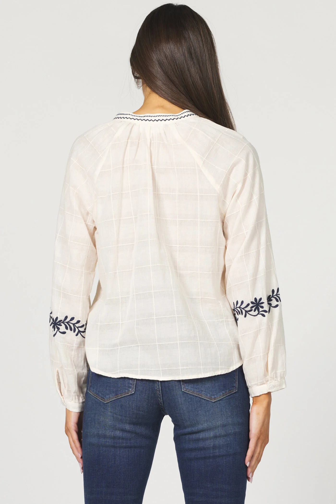 Dear John Ella Embroidered Top in 2 Colors