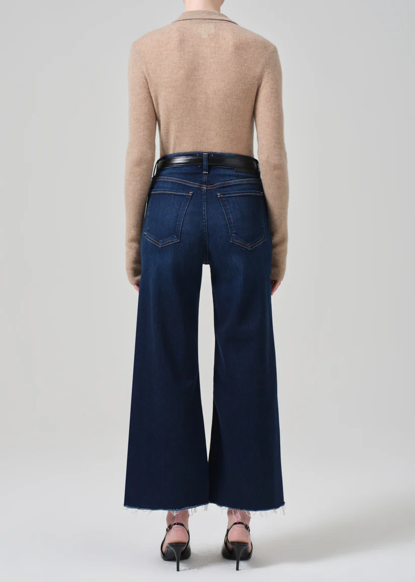 Citizens of Humanity Lyra Wide Leg Crop in 2 washes