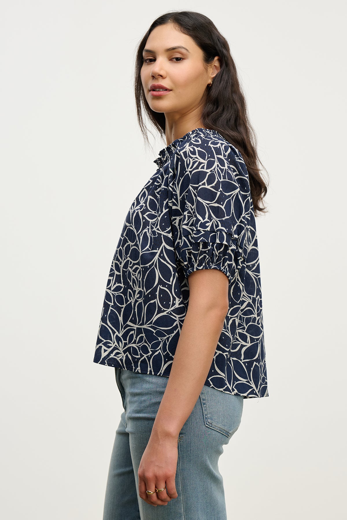 Velvet by Graham and Spencer Thera Print Top in 2 Colors