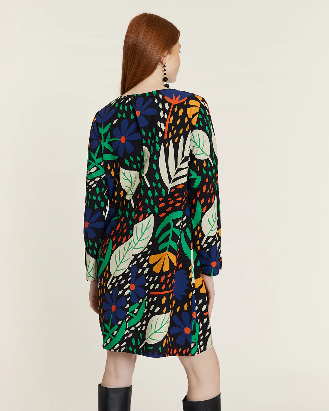 Pepa Loves Bold Leaf Print Dress