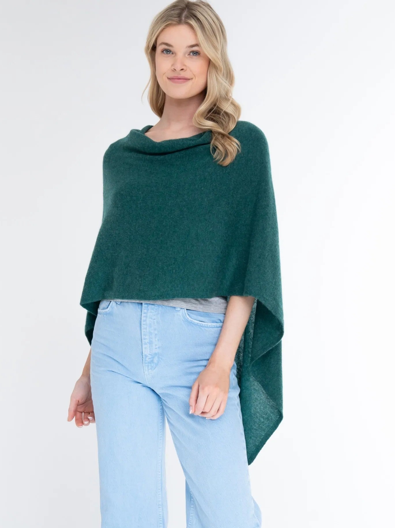 Cashmere Topper Scarf/ Poncho