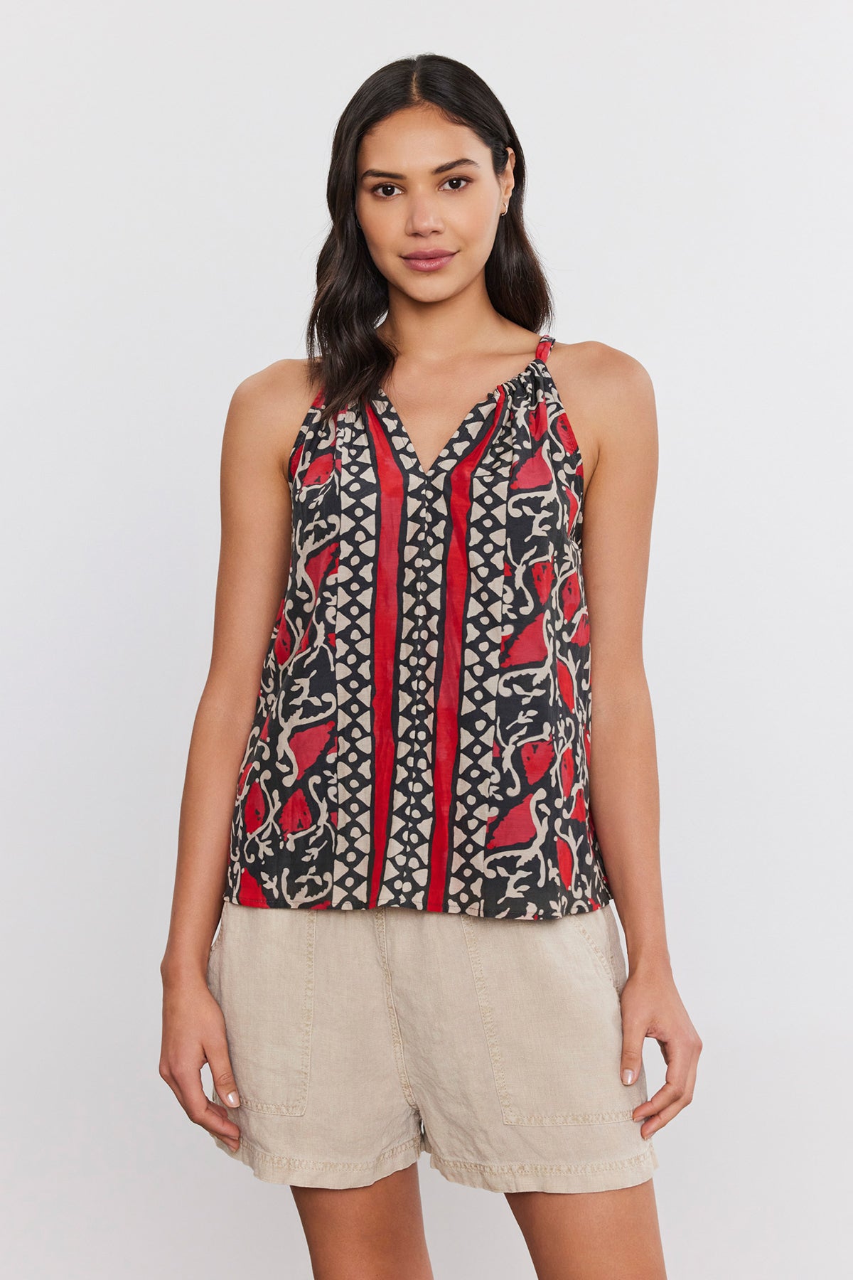 Velvet by Graham and Spencer Rhea Print Top