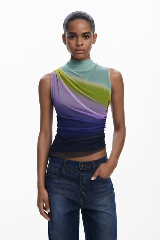 Desigual Mesh Gradient Dye Tank