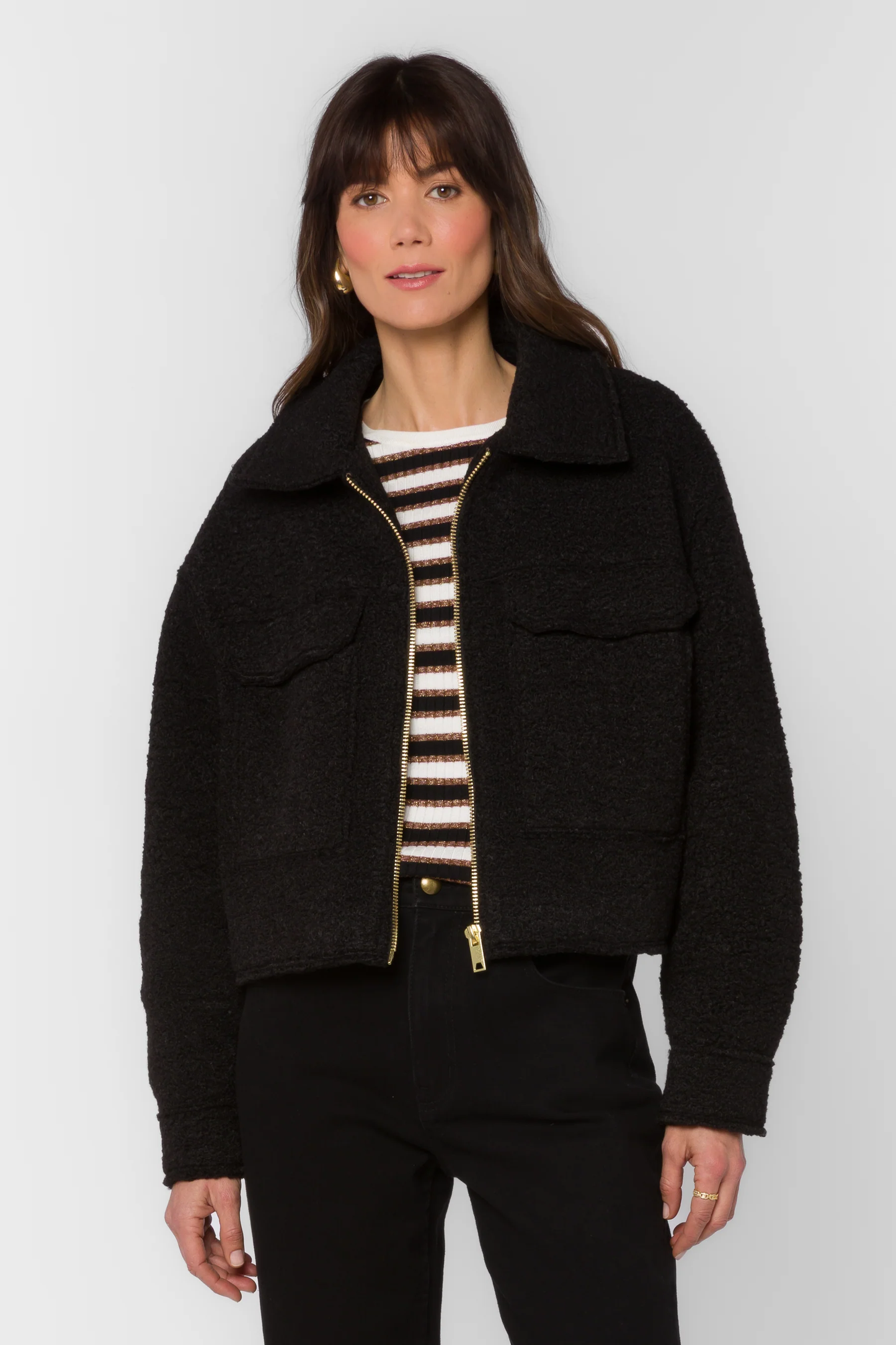 Velvet Heart Galinda Jacket in Black