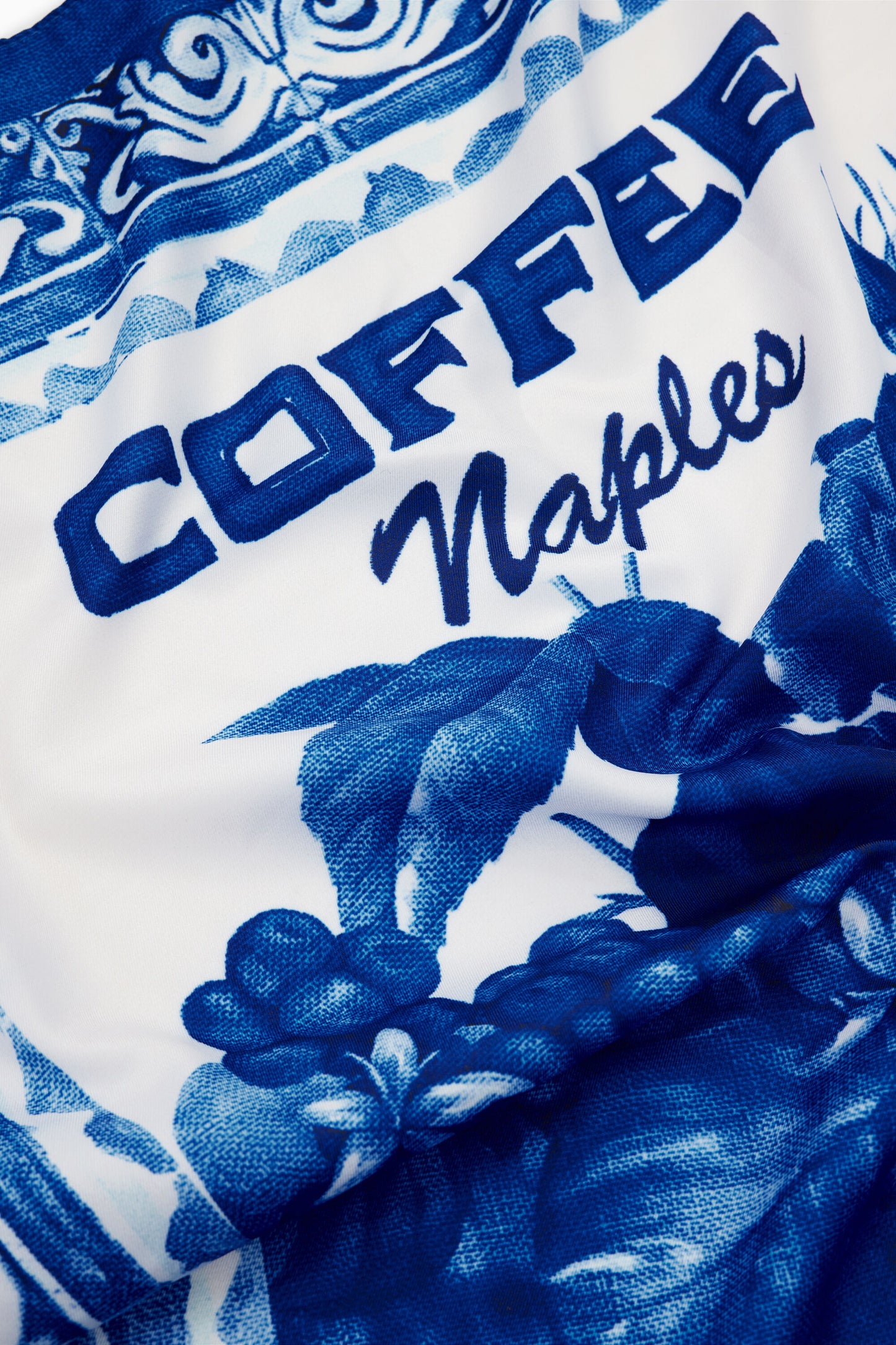 Desigual Vintage Coffee Stamp Square Scarf