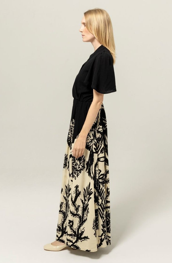 Bel Kazan La Vie en Rose Dress in Prints
