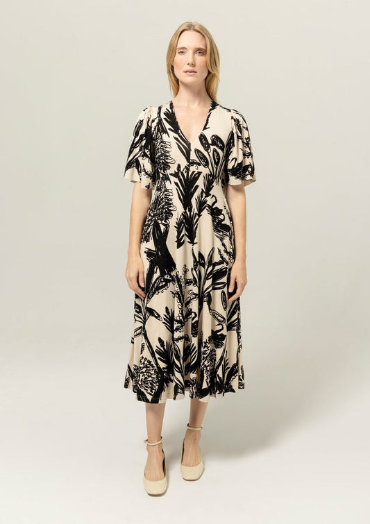 Bel Kazan Yasmin Midi Dress