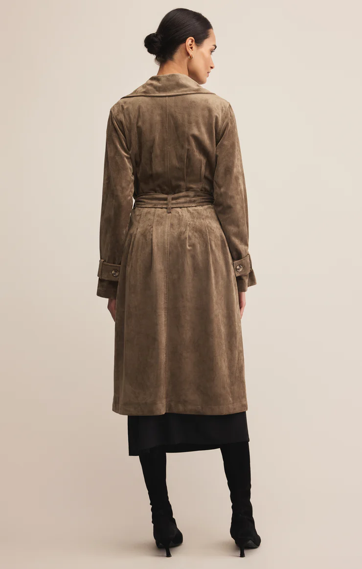 ZSupply Must Have Faux Suede Trench