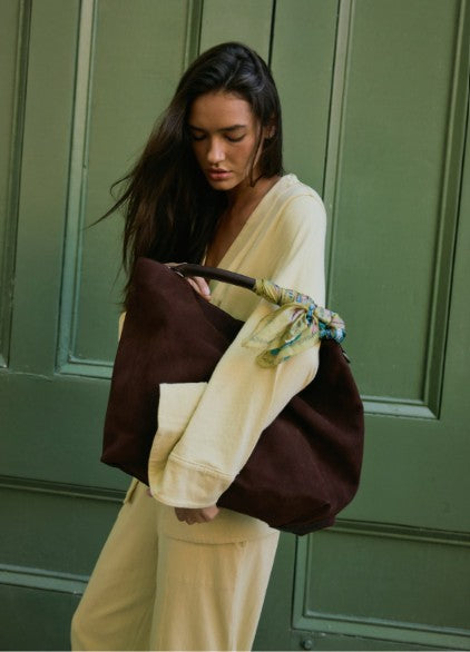 Free People Suzie Suede Slouch Tote