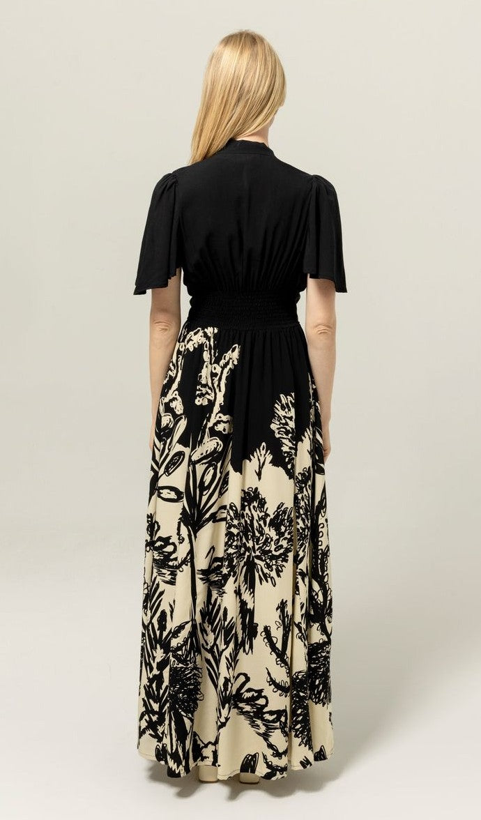 Bel Kazan La Vie en Rose Dress in Prints
