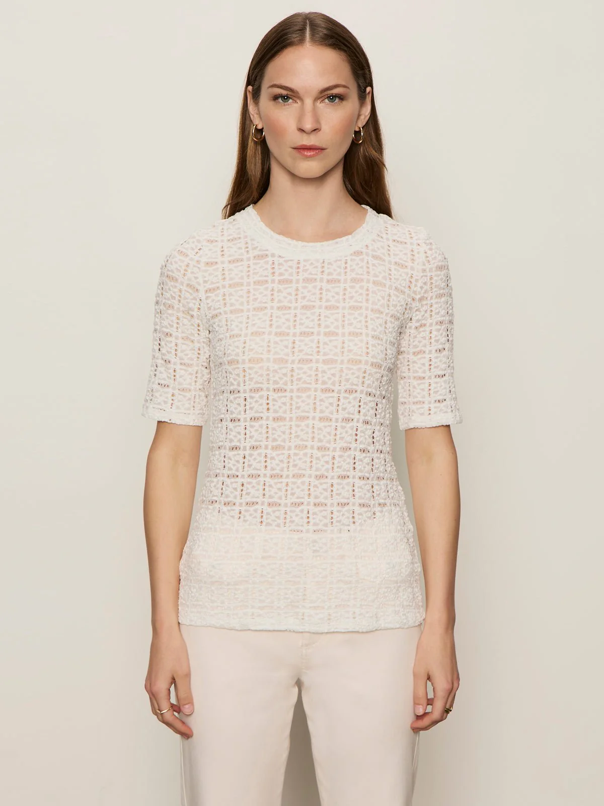 Sanctuary Pucker Elbow Sleeve Top