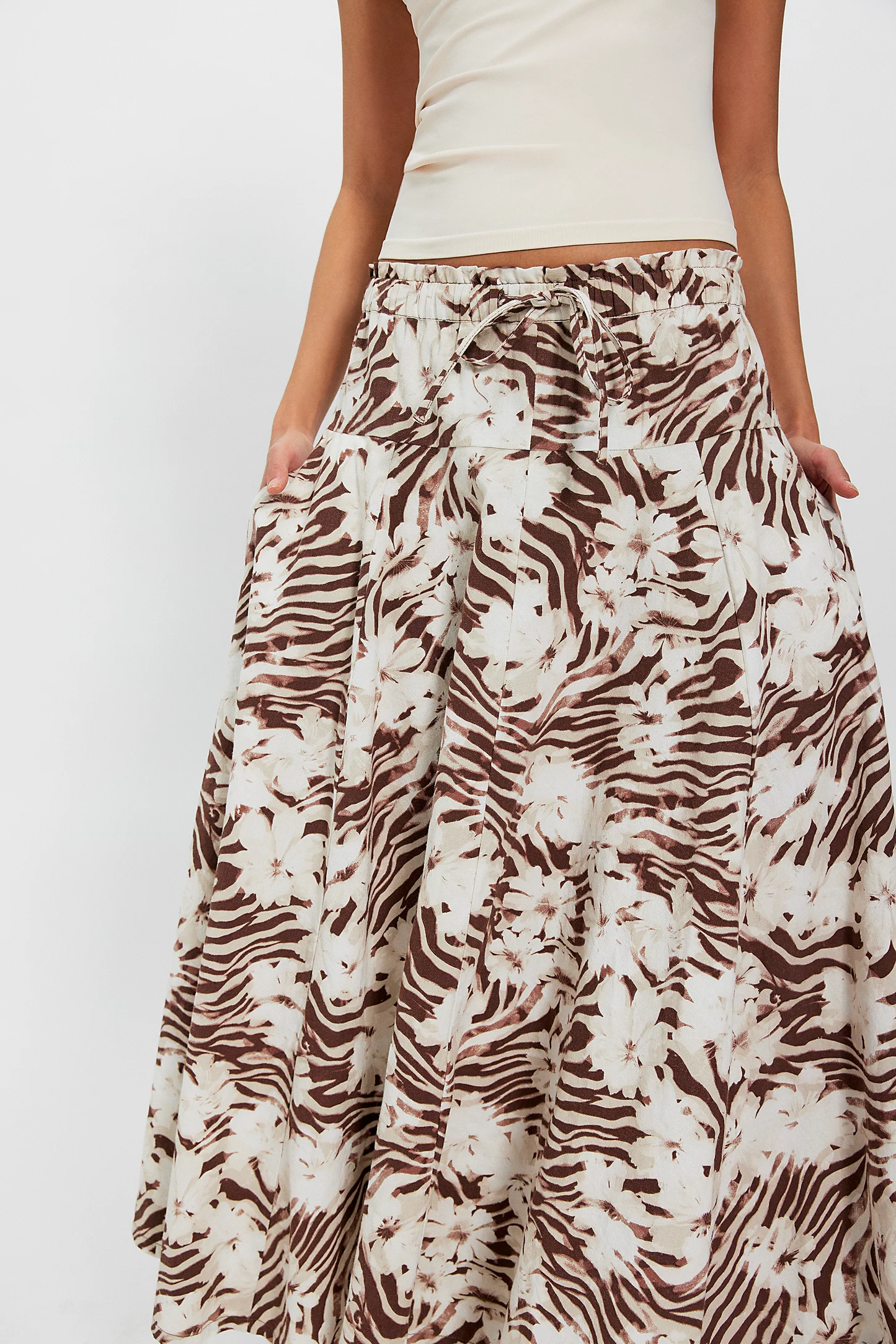 Free People Zephyr Bustle Skirt