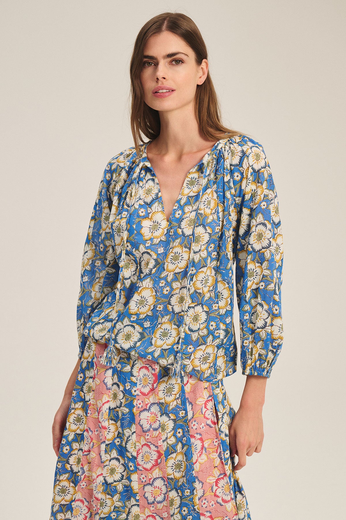 Velvet by Graham and Spencer Reese Printed Top