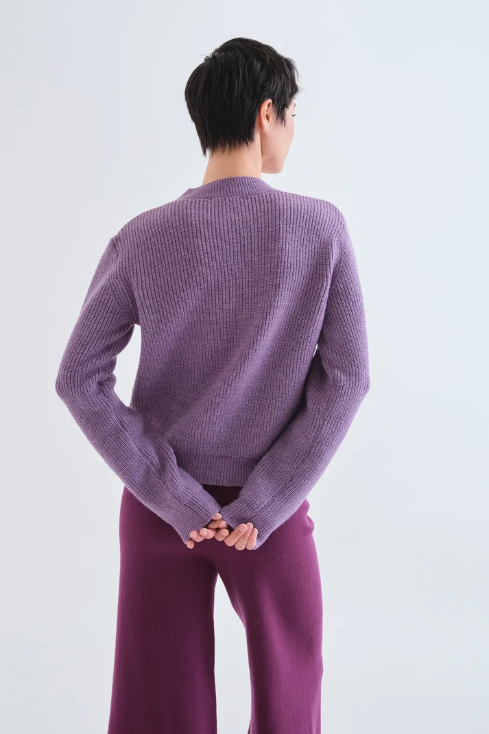 Compania Fantastica Tie Front Sweater