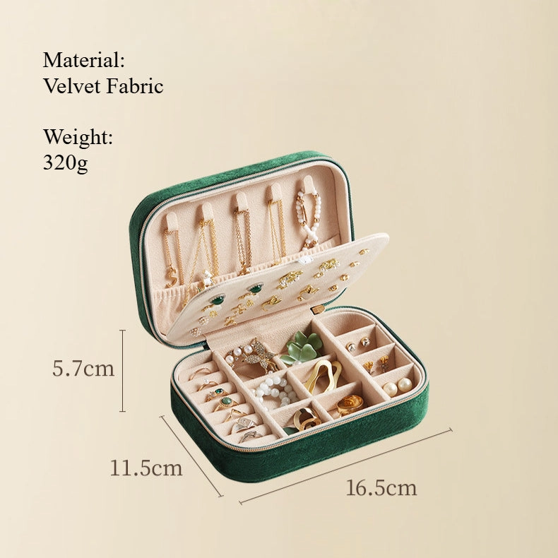 Helena's AK Tiered Velvet Jewel Case in 3 colors