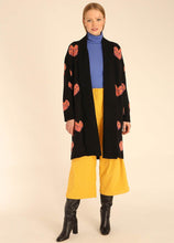 Load image into Gallery viewer, Pepa Loves Heart Open Cardy in Black
