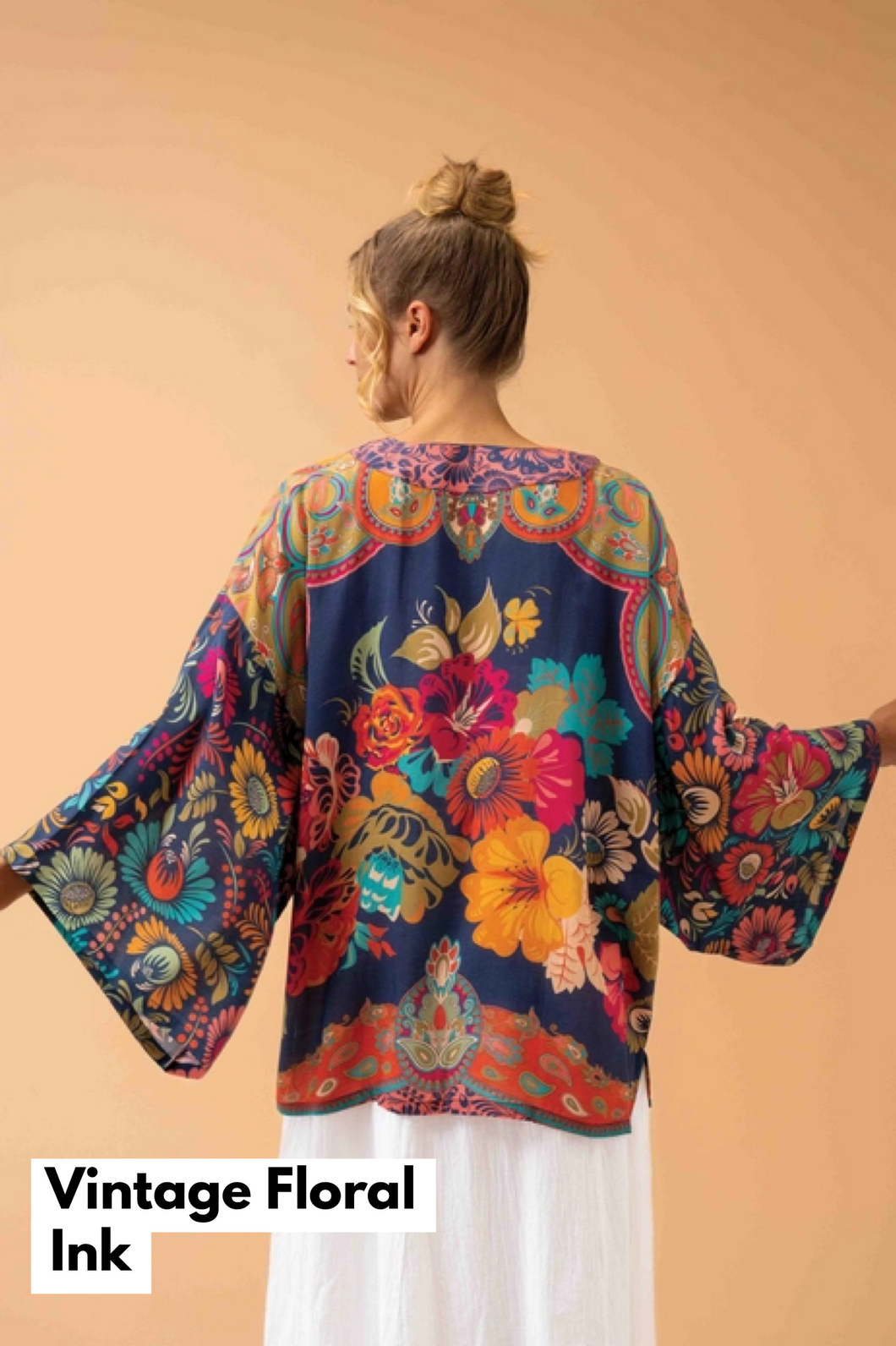 Powder Short Kimono Fall23 Jackets in 3 Prints