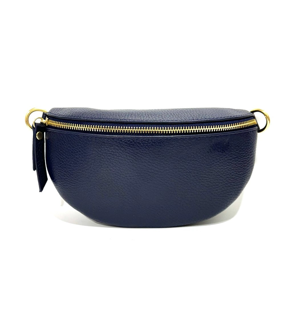 Italian Leather Fanny Pack/ Crossbody in multiple colors