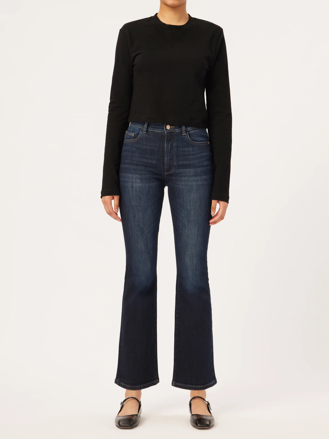 DL1961 Bridget Cropped Bootcut in Thunderbird wash