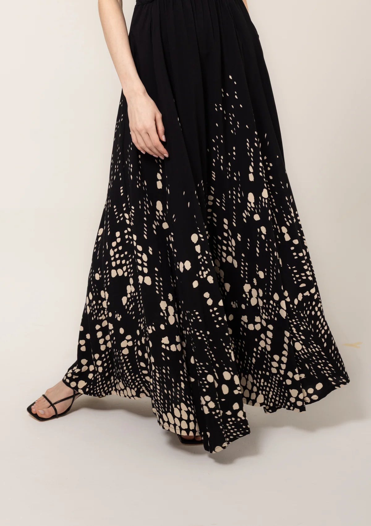 blue square neck maxi dress Halo Square Neck Sequin Maxi Gown
