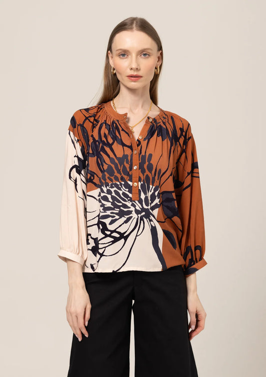 Bel Kazan Opal Print Top