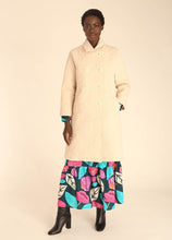 Load image into Gallery viewer, Pepa Loves Quilted Daisy Coat in Cream

