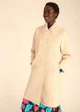Load image into Gallery viewer, Pepa Loves Quilted Daisy Coat in Cream
