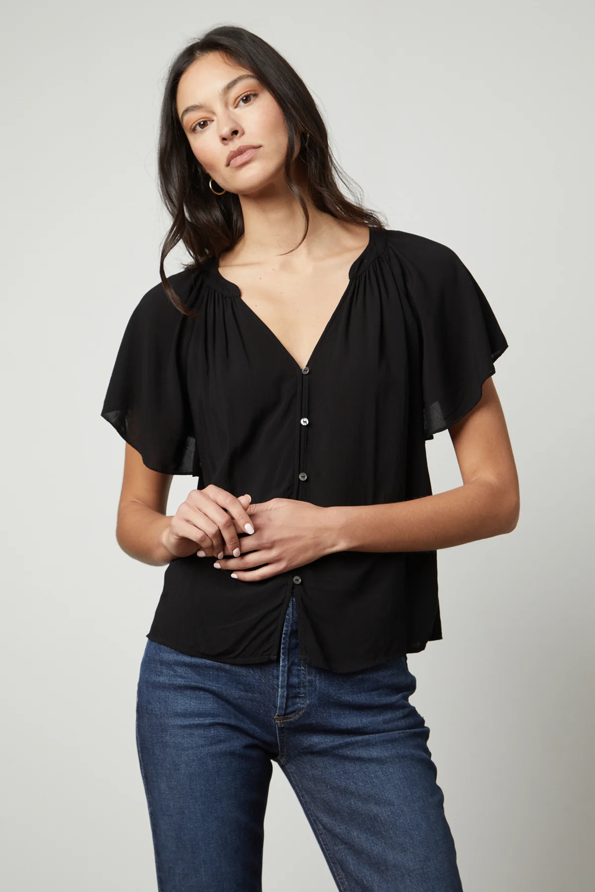 Velvet by Graham and Spencer Harley Blouse in 2 Colors