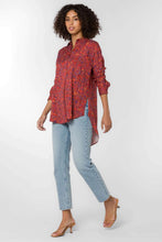 Load image into Gallery viewer, Velvet Heart June Top in Rust Paisley
