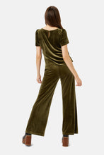 Load image into Gallery viewer, Traffic People Statement Velvet Trouser in 2 Colors
