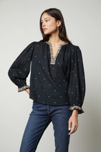 Load image into Gallery viewer, Velvet by Graham and Spencer Ania Embroidered Top
