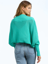 Load image into Gallery viewer, 525 America Aubrey Textured Bolero in Cyan
