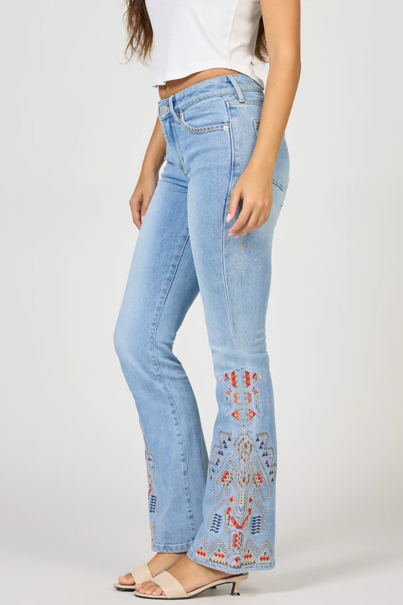 Dear John Jaxtyn Embroidered Bootcut Jean