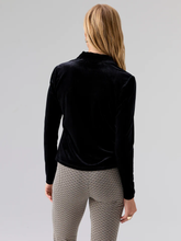 Load image into Gallery viewer, Sanctuary Dreamgirl Velvet Button Up on Black
