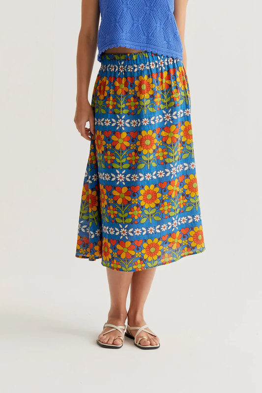 Compania Fantastica Funky Floral Skirt