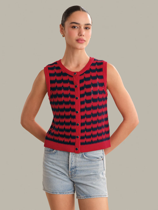 525 America Isla Striped Vest