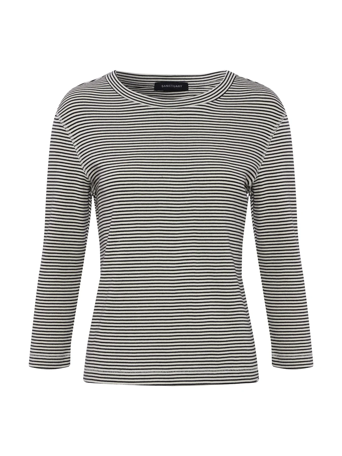 Sanctuary 3/4 Mode Striped Shirt