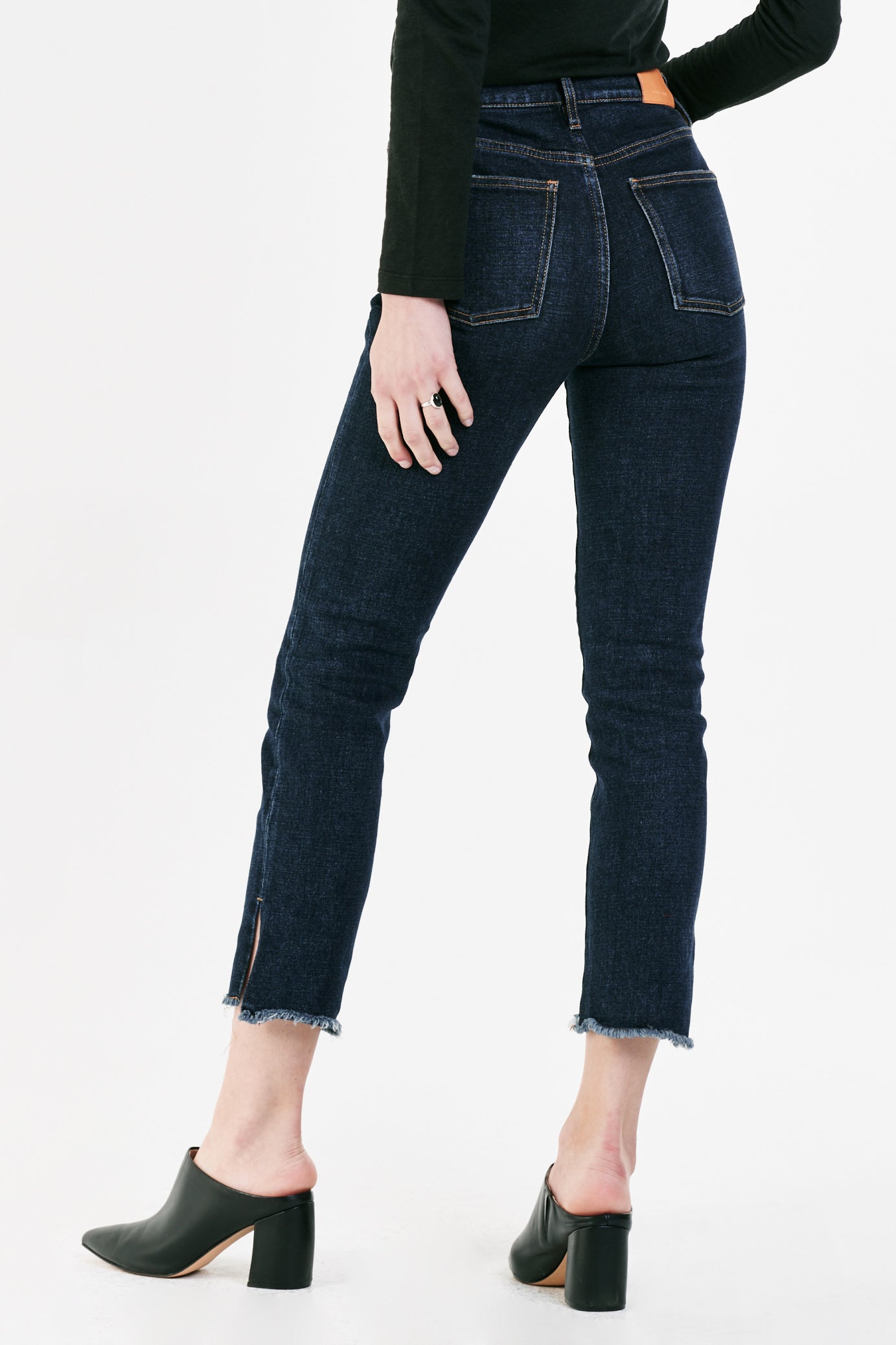 Dear John Stella Crop Slim Straightleg in Medlin