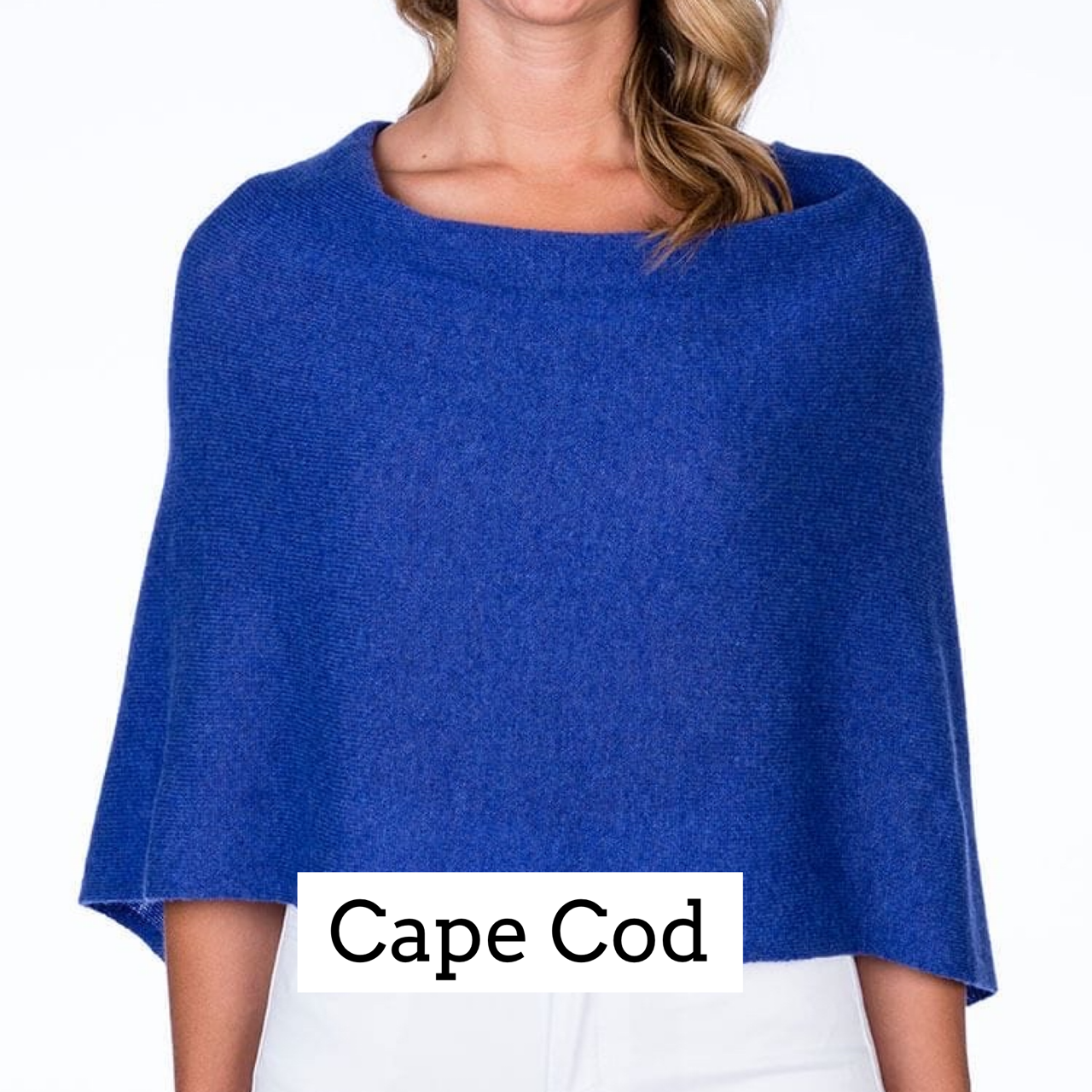 100% Cashmere Dress Topper/ Poncho in multiple colors
