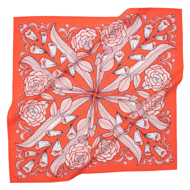 Printed Cotton Scarf/ Bandana