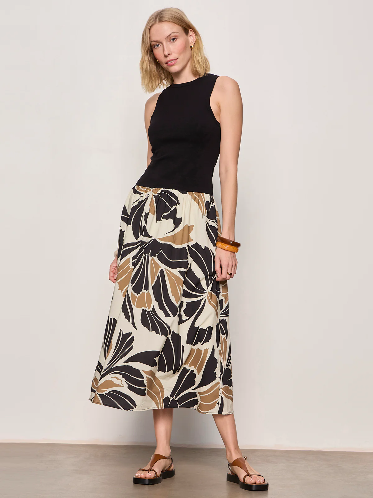 Sanctuary Sandbar Mix Media Dress