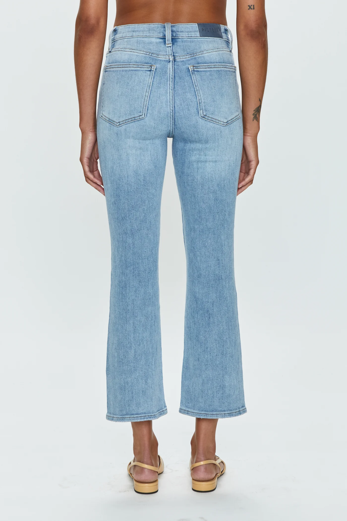 Pistola Lennon Cropped Bootcut in Sea