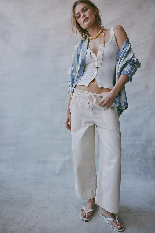 Free People Easy Peasy Pull On Pant