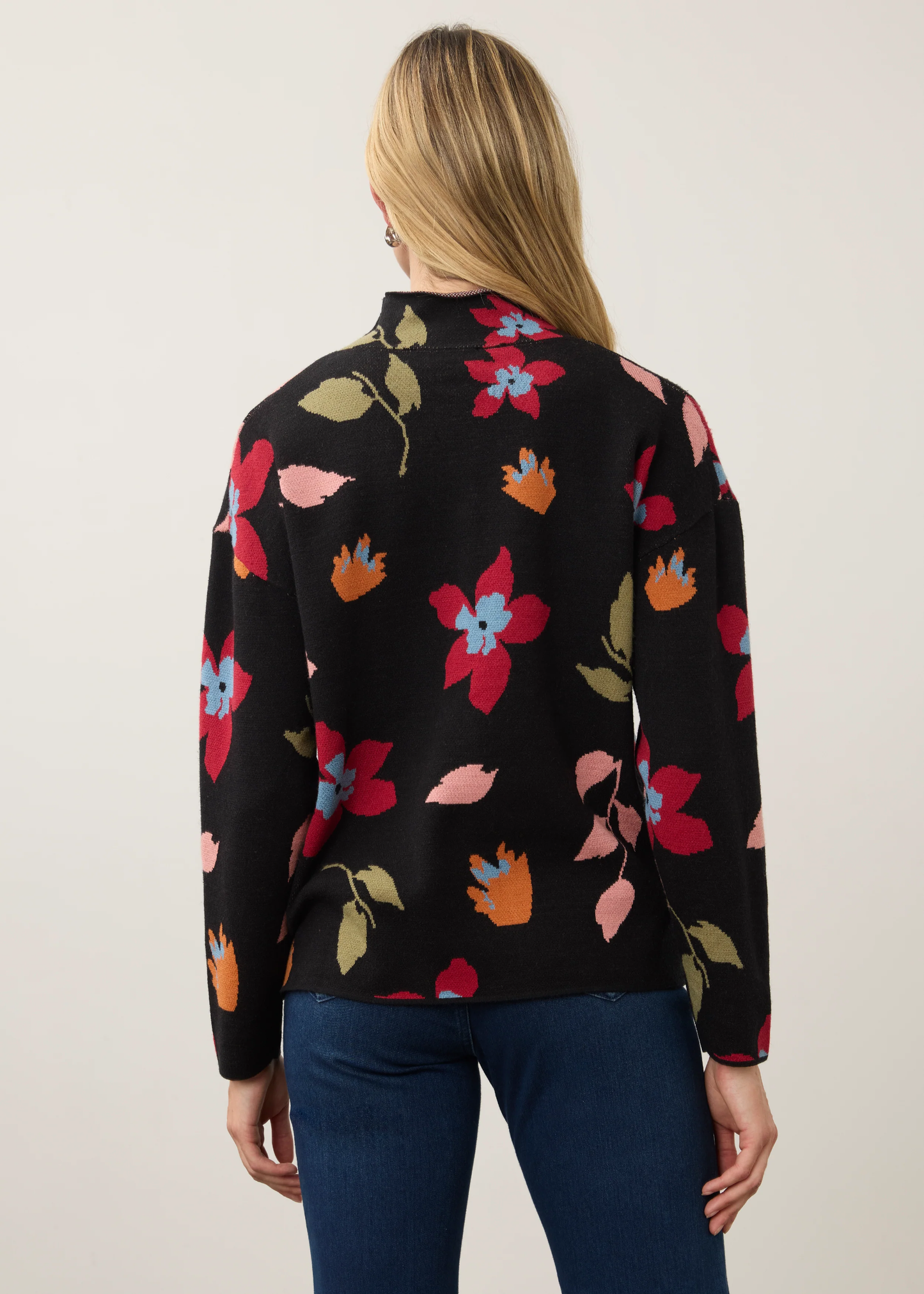 FDJ Mock Neck Sweater in 2 Prints