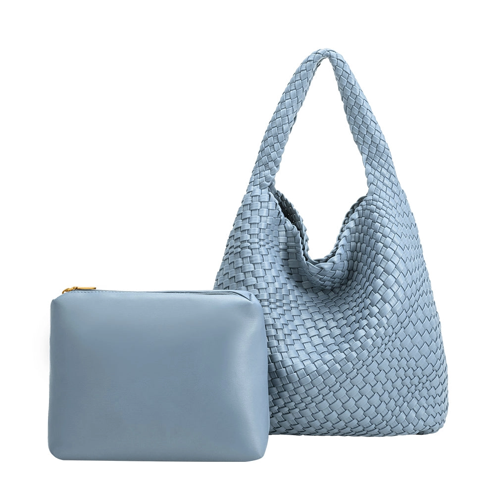 Johanna Woven Shoulder Bag in multiple colors