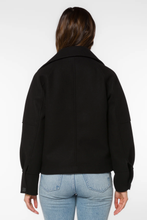 Load image into Gallery viewer, Velvet Heart Jacket in Black
