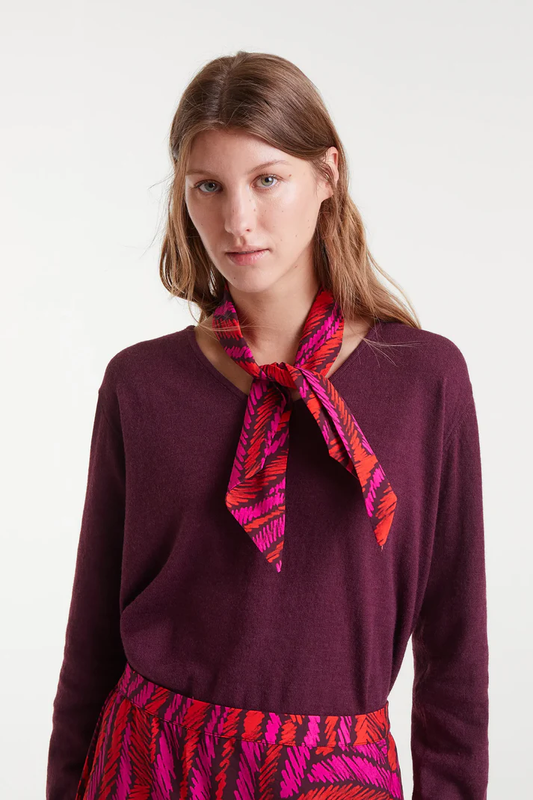 Compania Fantastica Crepe Linear Scarf